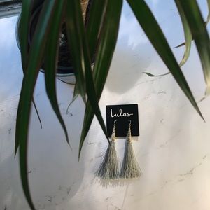 New Lulus Tassel Earring